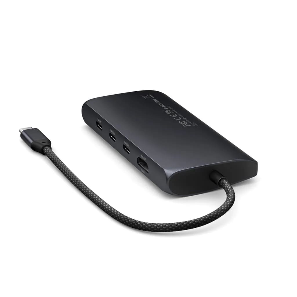 Satechi USB-C MultiPort Adapter 8K sa Ethernet V3 - Midnight - iSTYLE RS