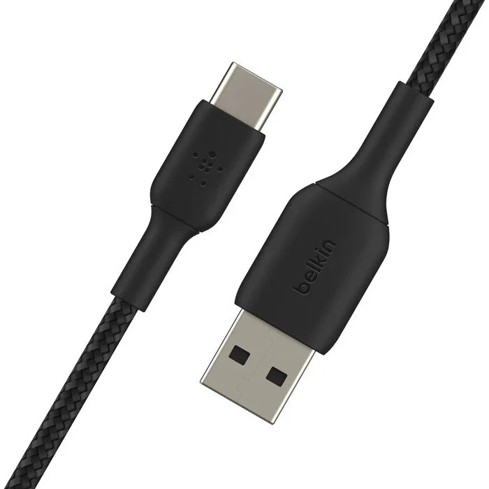 Belkin BOOST CHARGE USB-A to USB-C Cable, Braided - 1M - Black - iSTYLE RS