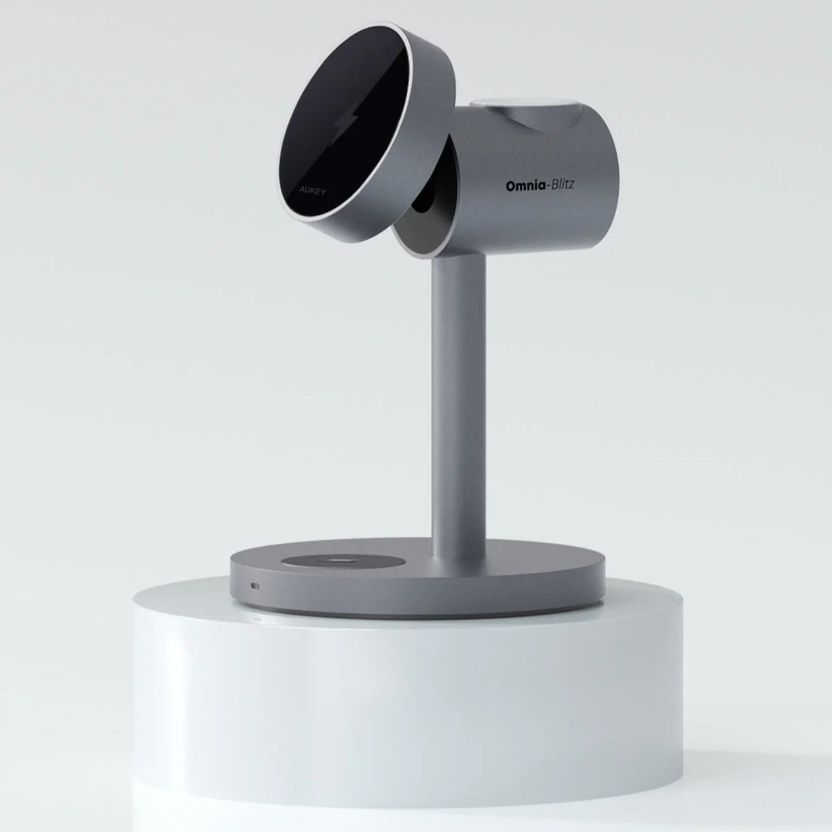 AUKEY MagFusion 3-in-1 Qi2 15W Magnetic Wireless Charger MFI Certified