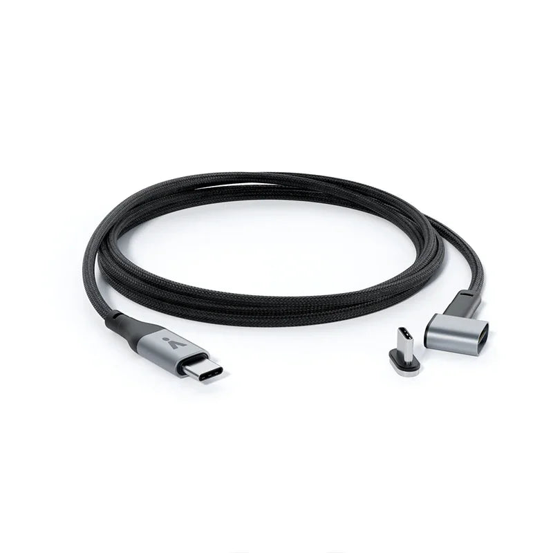 iSTYLE Magnetic Braided Data Cable USB-C to USB-C - gray - iSTYLE RS