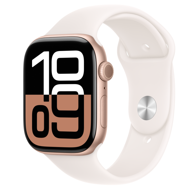 Apple Watch S10 GPS 46mm Rose Gold Alu Case with Light Blush Sport Band - S/M (DEMO)