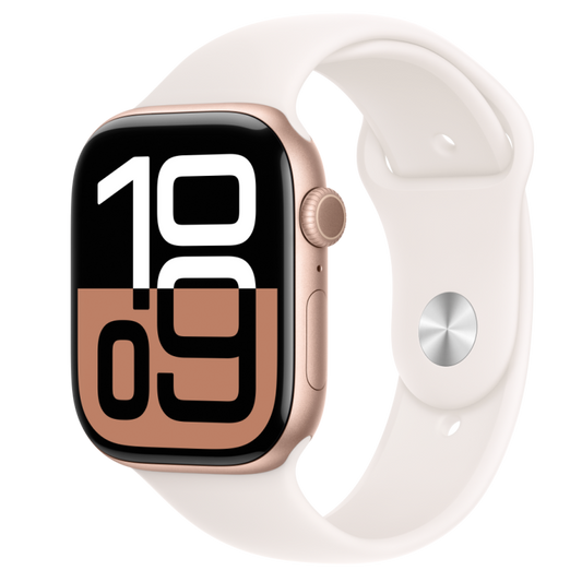 Apple Watch S10 GPS 46mm Rose Gold Alu Case with Light Blush Sport Band - S/M - Otvoren proizvod