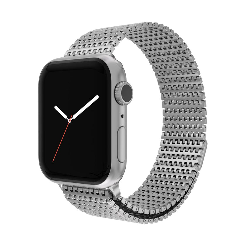 CUREA METALICA MESH NEXT ONE PENTRU APPLE WATCH 41MM, Argintiu - iSTYLE RS