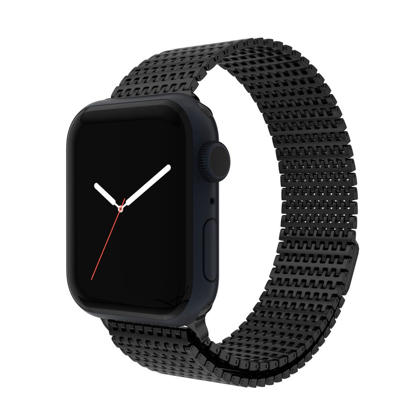 CUREA METALICA MESH NEXT ONE PENTRU APPLE WATCH 41MM, Negru - iSTYLE RS