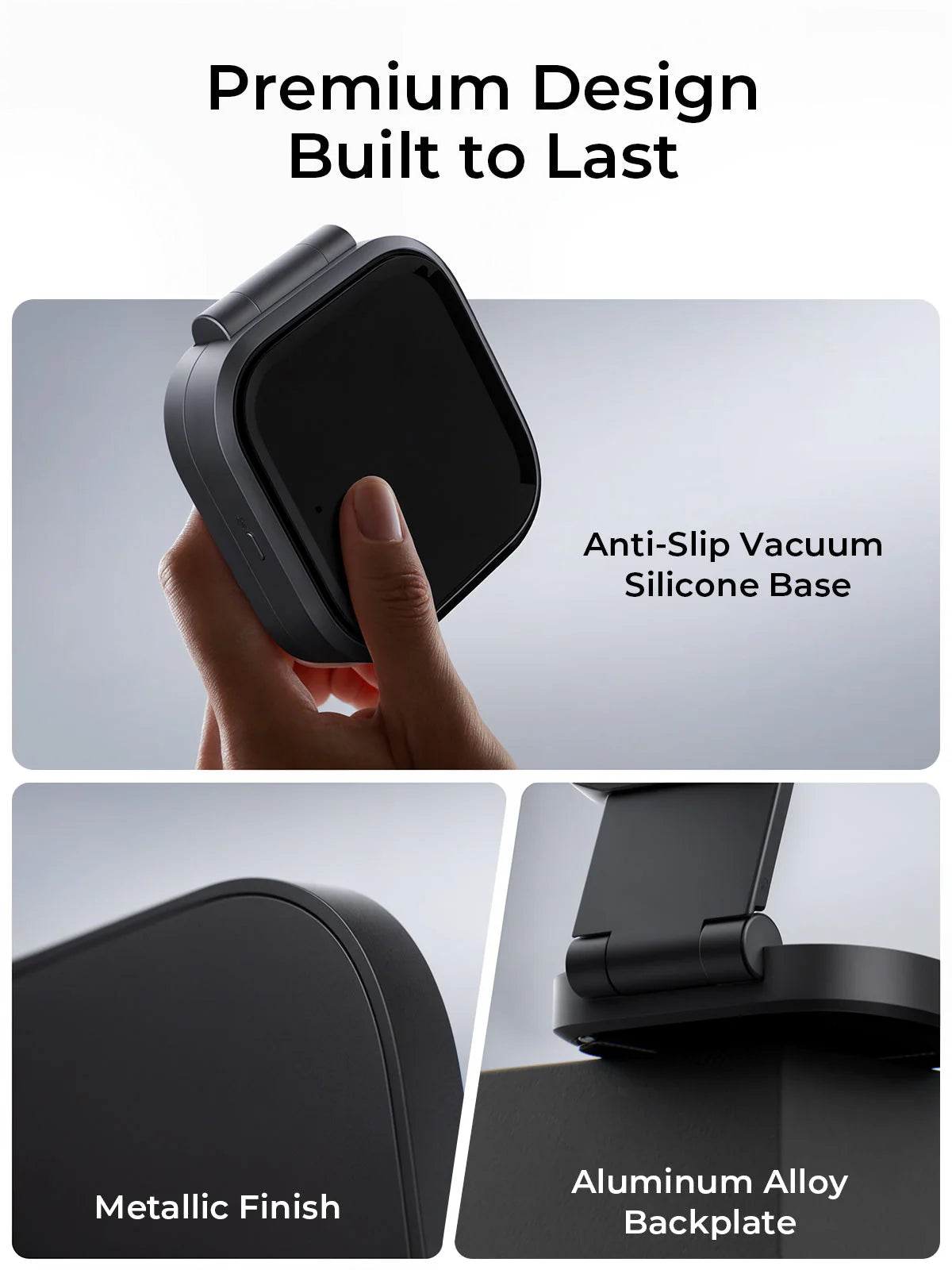 AUKEY MagFusion L 2-in-1 Foldable Qi2 Magnetic Fast Wireless Charging Station