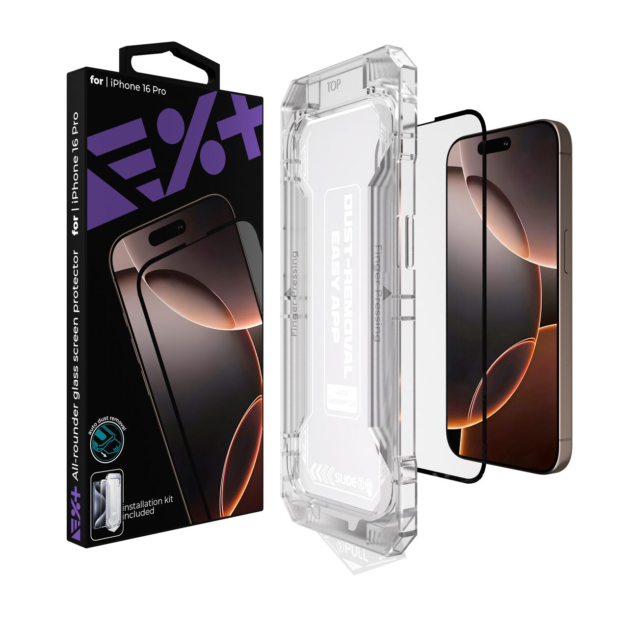Next One All-Rounder Glass Screen Protector za iPhone 16 Pro - iSTYLE RS