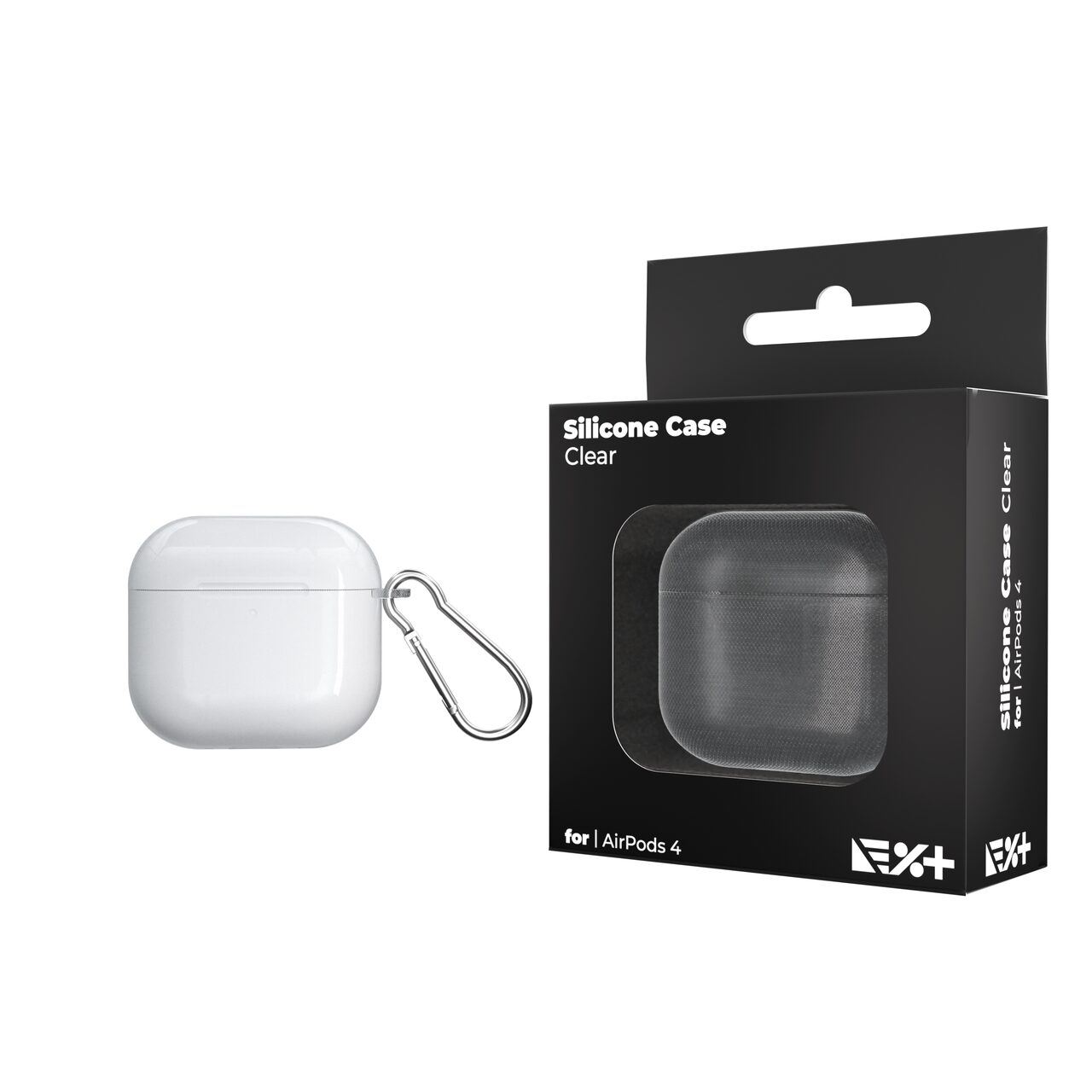 NOA SILICONE CASE AIRPODS 4 | CLEAR