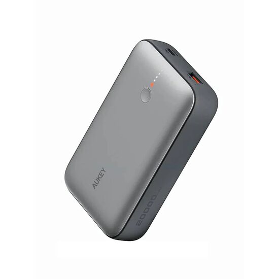 AUKEY PB-Y57 20000mAh 22.5W 1A1C with C-C30CM data cable Storm Gray