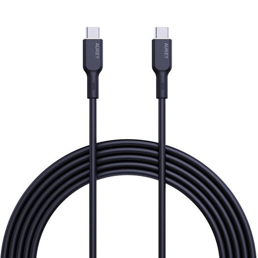 AUKEY Circlet Blink 240W Silicone USB-C to USB-C Cable 1.8m Black