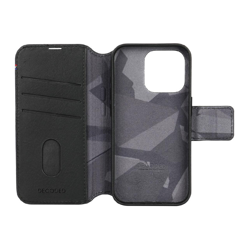 DECODED Leather Detachable Wallet for iPhone 15 Pro - iSTYLE RS