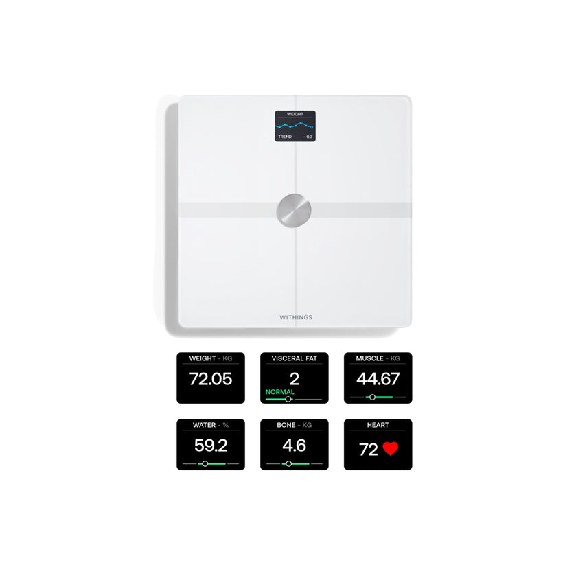 Withings Body Smart Advanced Body Composition Wi-Fi Scale - Bela - iSTYLE RS