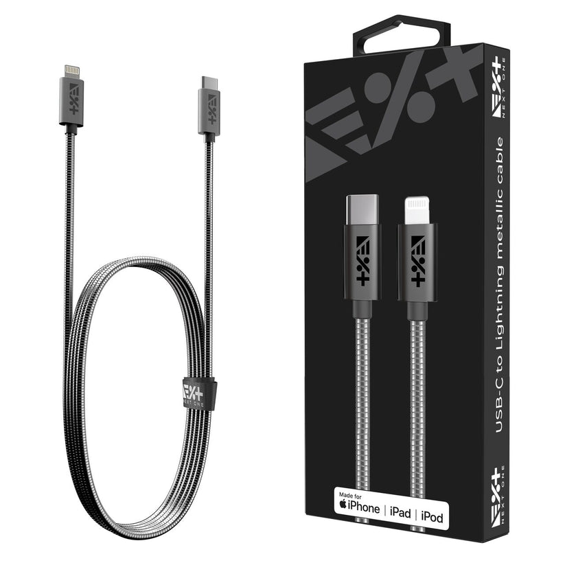 Next One Metallic USB-A to Lightning Cable - iSTYLE RS