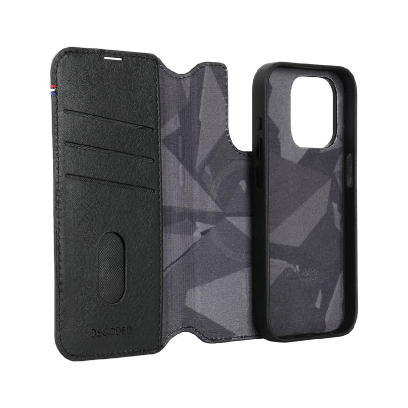 DECODED Leather Detachable Wallet for iPhone 15 Pro - iSTYLE RS