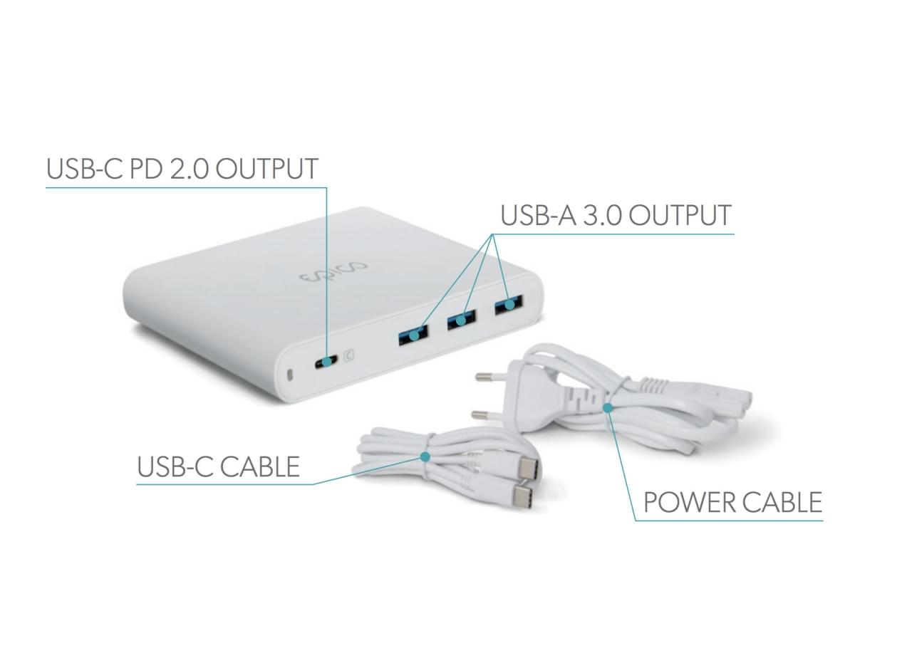 EPICO 87W USB-C Laptop Charger Fast Charge 3.0 - iSTYLE RS