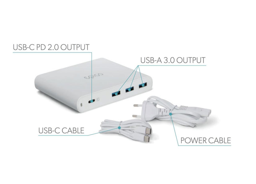 EPICO 87W USB-C Laptop Charger Fast Charge 3.0 - iSTYLE RS