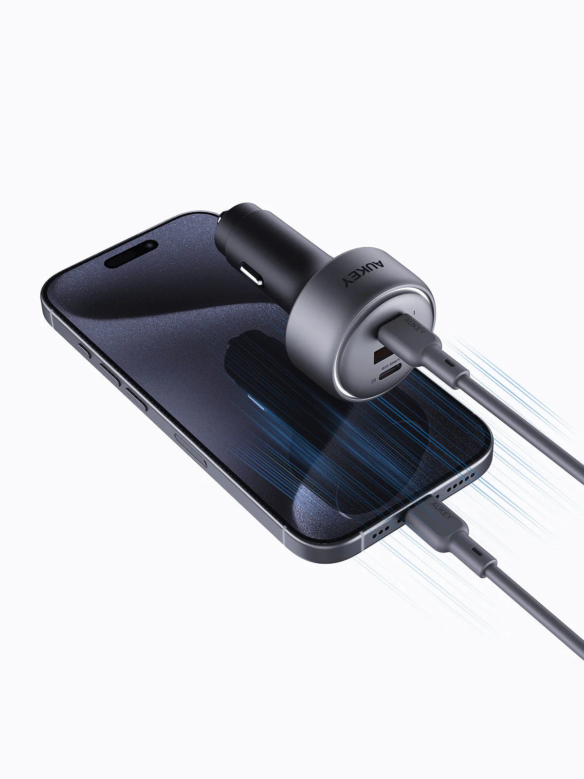 AUKEY Pathfinder Mix 3 100W Fast Charging Car Charger