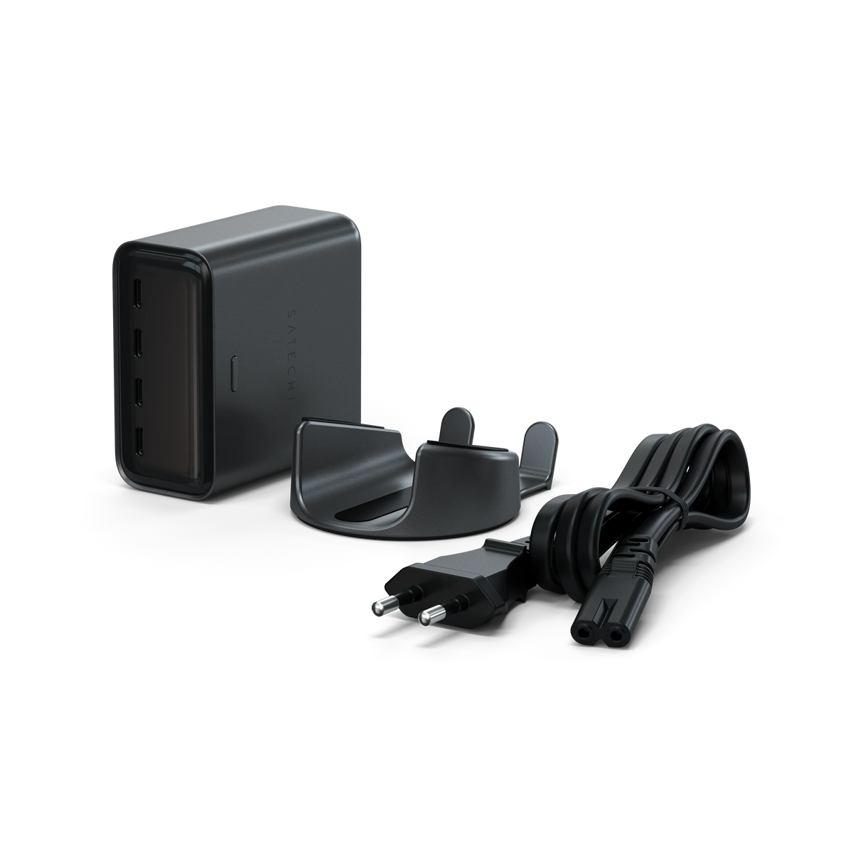 Satechi ChargeView 140W Desktop Charger(4xUSB-C) - Space Black