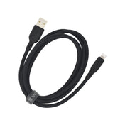 Dviced kabl USB-A na Lightning silicone 1,25m - Black