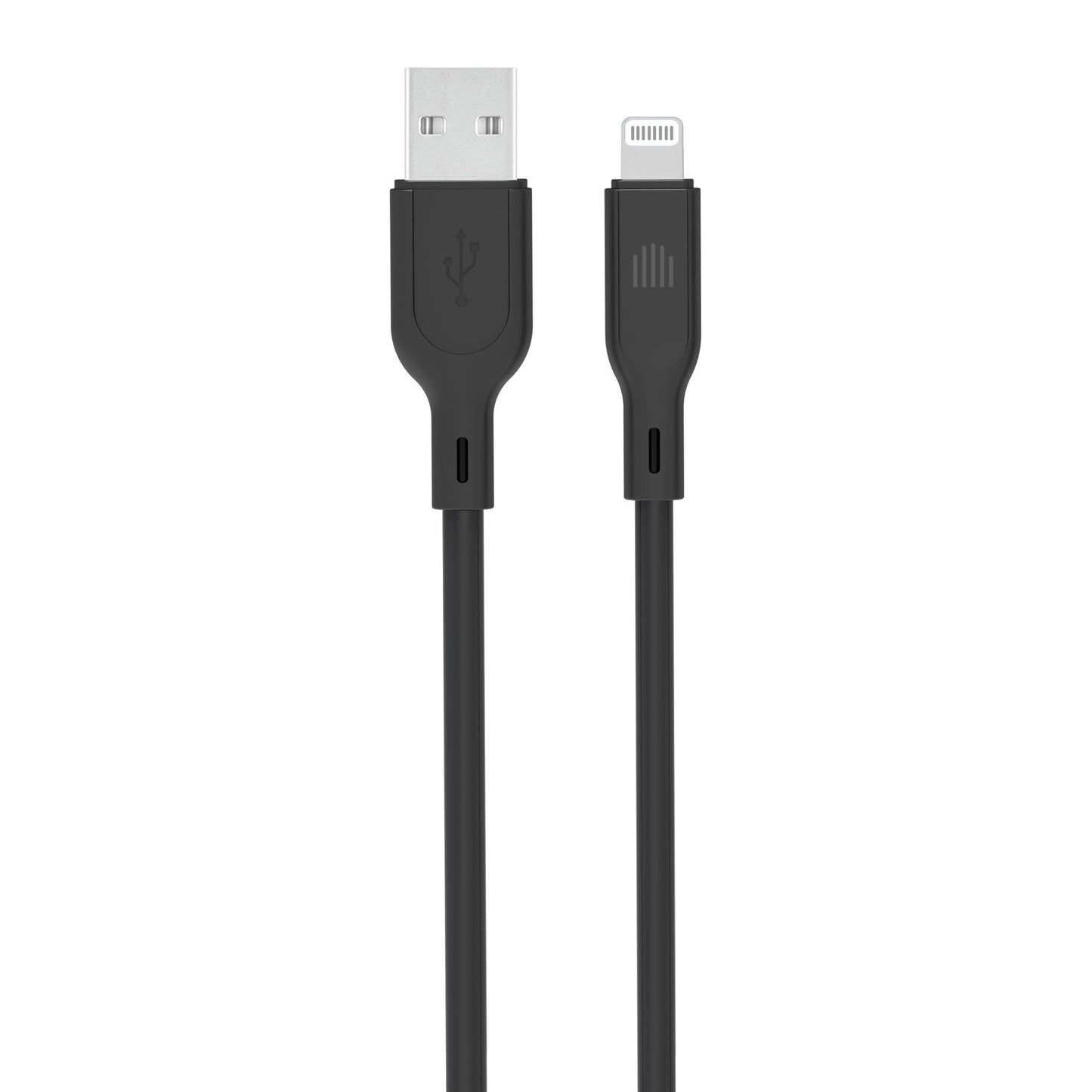 Dviced kabl USB-A na Lightning silicone 1,25m - Black