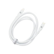 Dviced kabl USB-C na Lightning silicone 1,25m - White
