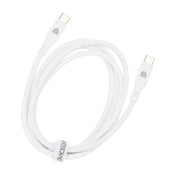 Dviced kabl USB-C na USB-C silicone 1,25m - White