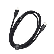 Dviced kabl USB-C na Lightning Nylon Textile 1,25m - Black