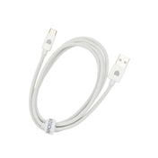 Dviced kabl USB-A na USB-C Nylon Textile 1,25m - White