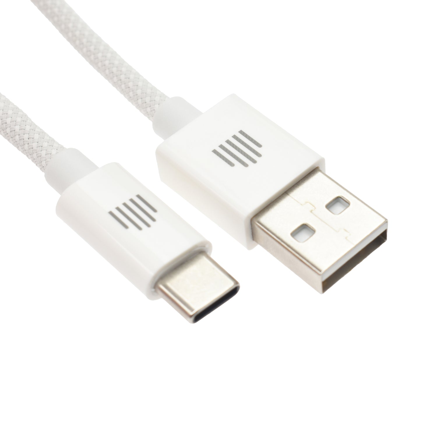 Dviced kabl USB-A na USB-C Nylon Textile 1,25m - White