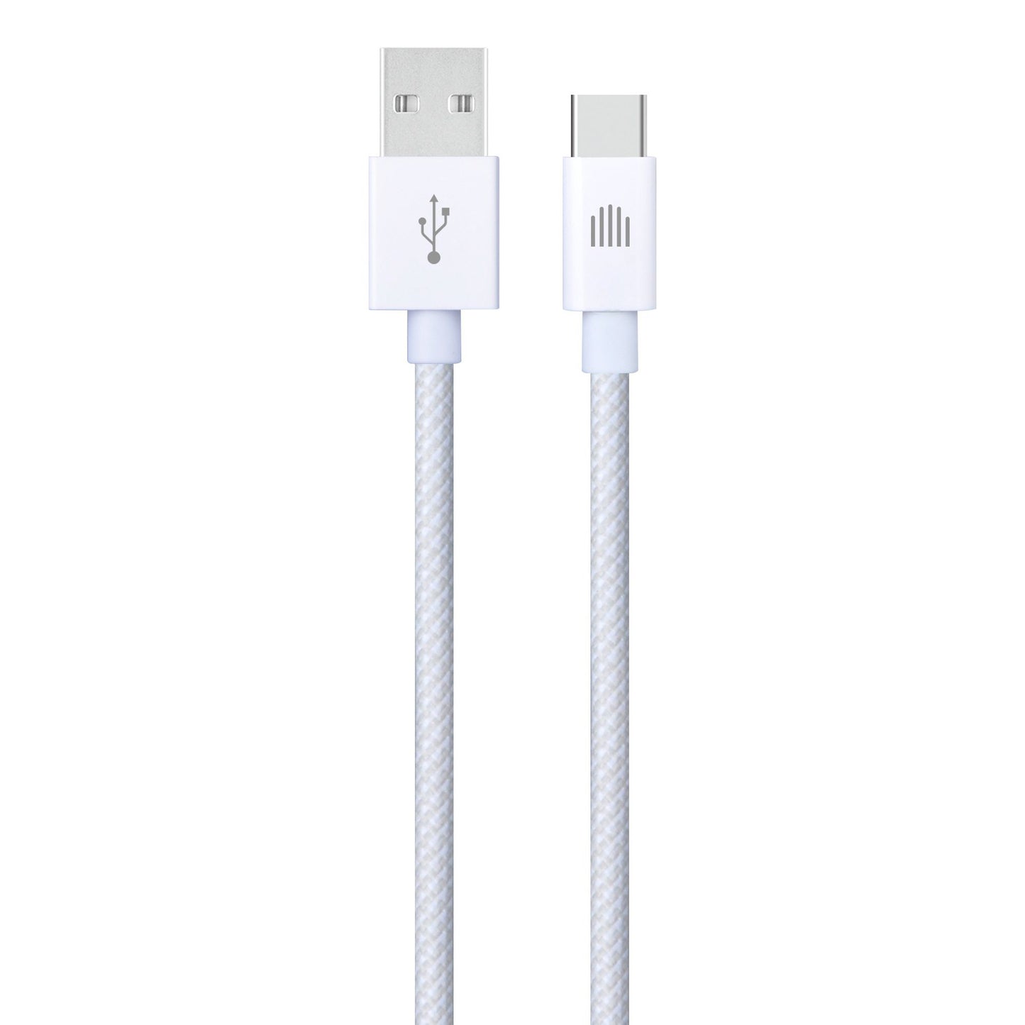 Dviced kabl USB-A na USB-C Nylon Textile 1,25m - White