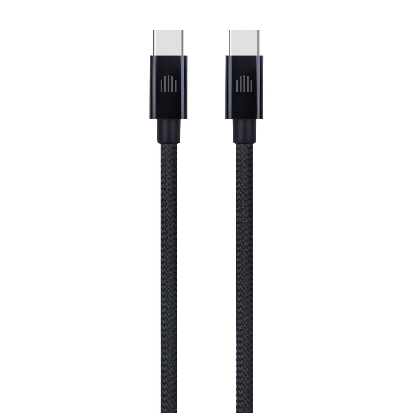 Dviced kabl USB-C na USB-C Nylon Textile 1,25m - Black