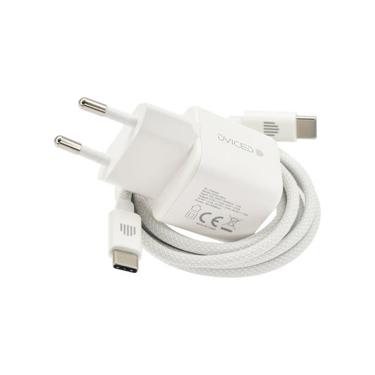 Dviced punjač, kabl 30W GaN C EU - White