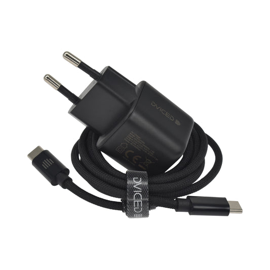Dviced punjač, kabl 30W GaN C EU - Black