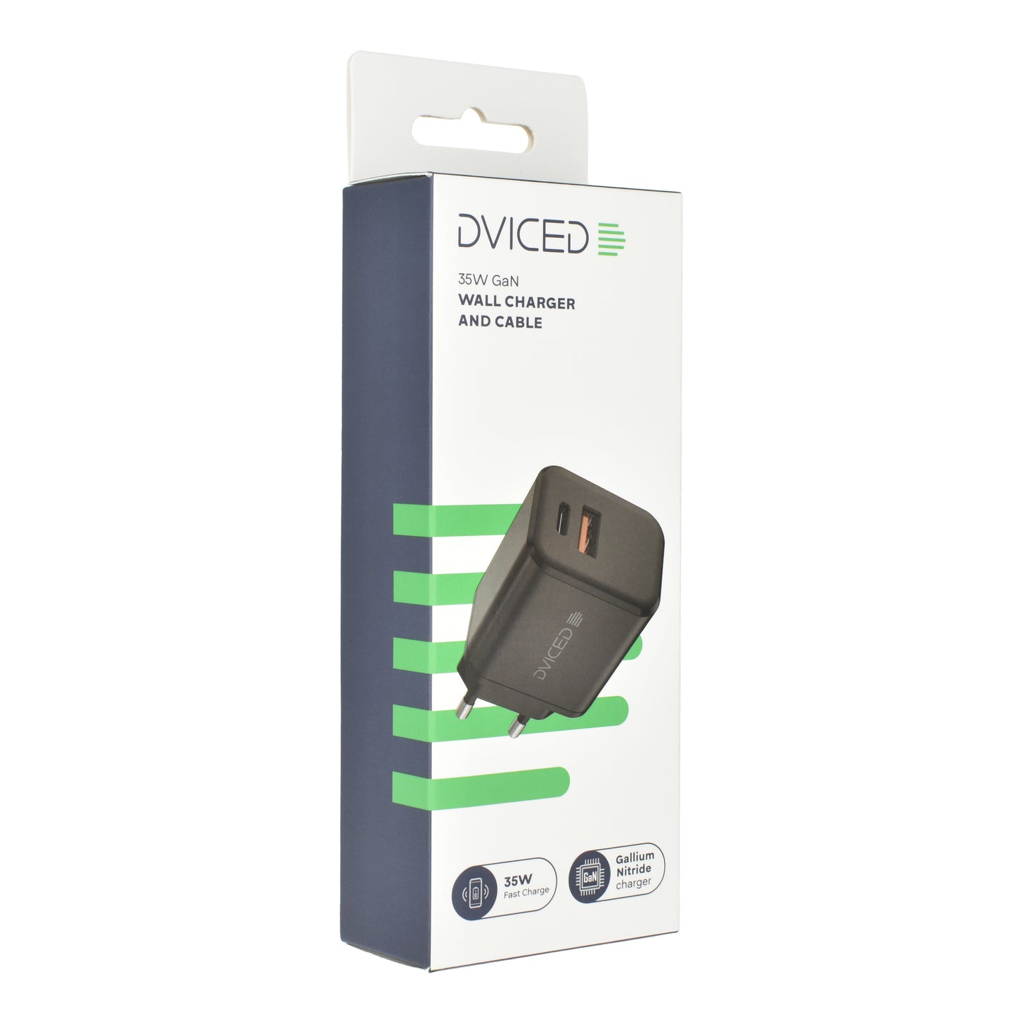 Dviced punjač, kabl 35W GaN 1C1A EU - Black