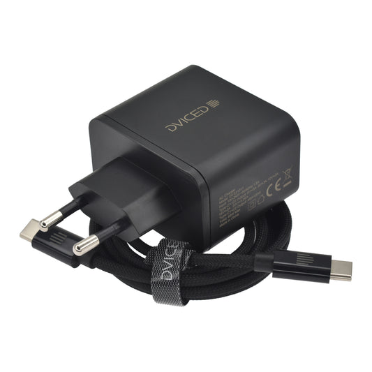 Dviced punjač, kabl 65W GaN 2C EU - Black