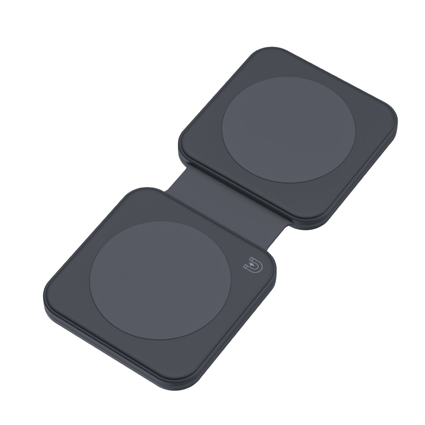 Dviced 2-u-1 preklopni magnetic bežični punjač - Black