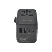 Dviced Univerzalni putni adapter 65W GaN - Black