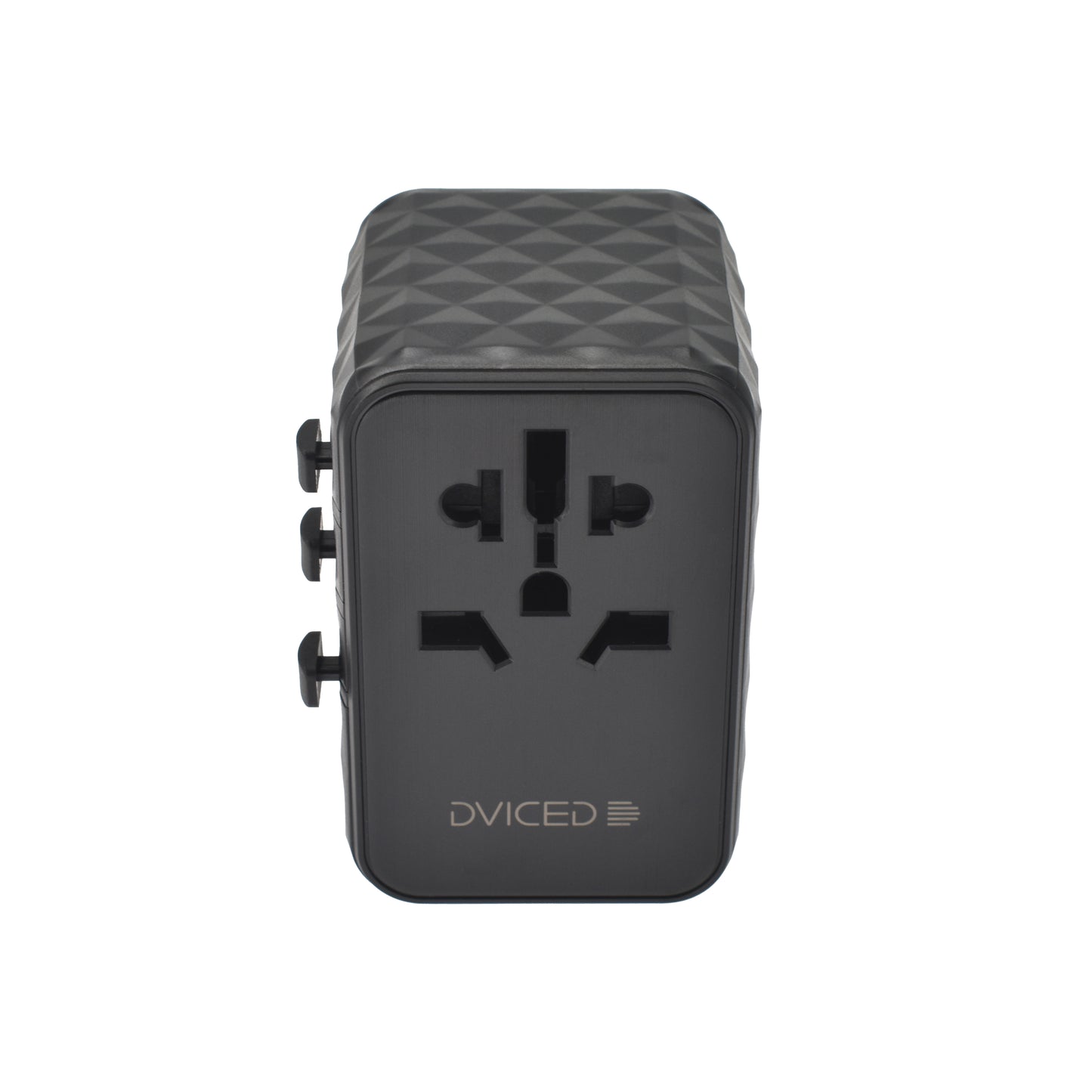Dviced Univerzalni putni adapter 65W GaN - Black