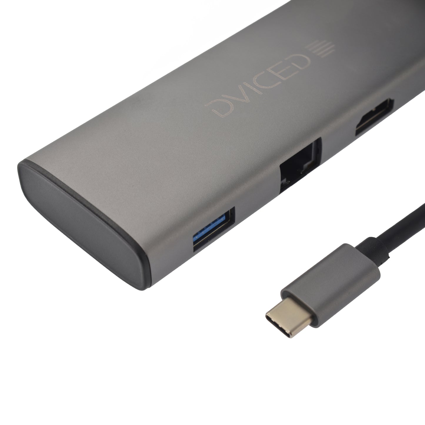 Dviced 7-u-1 Type-C HUB - Grey