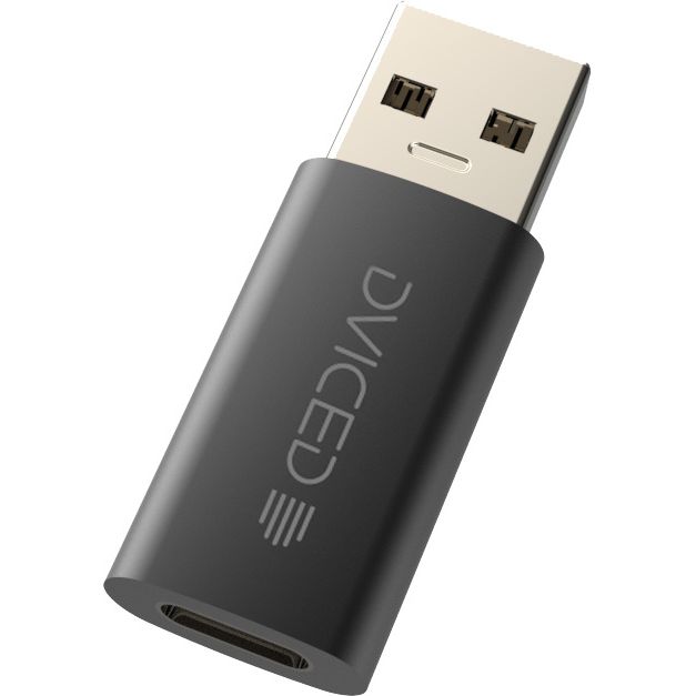 Dviced Adapter USB A-Type C - Black
