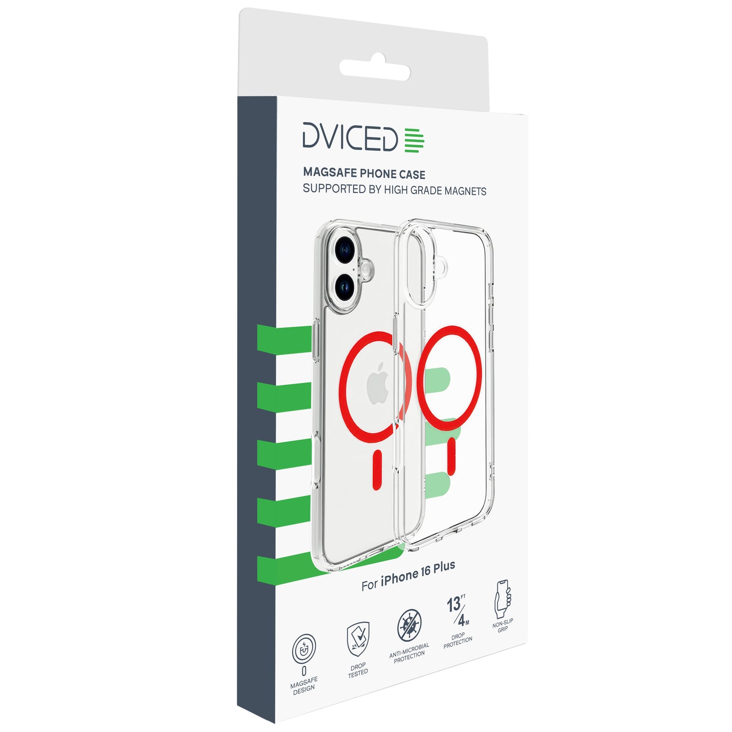 Dviced MagSafe iPhone 16 Plus providna maska - Red