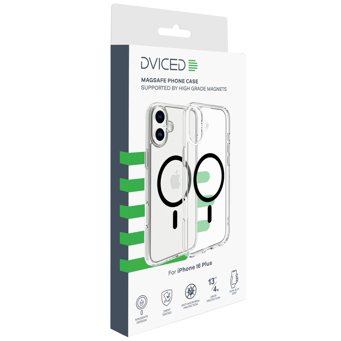Dviced MagSafe iPhone 16 Plus providna maska - Black