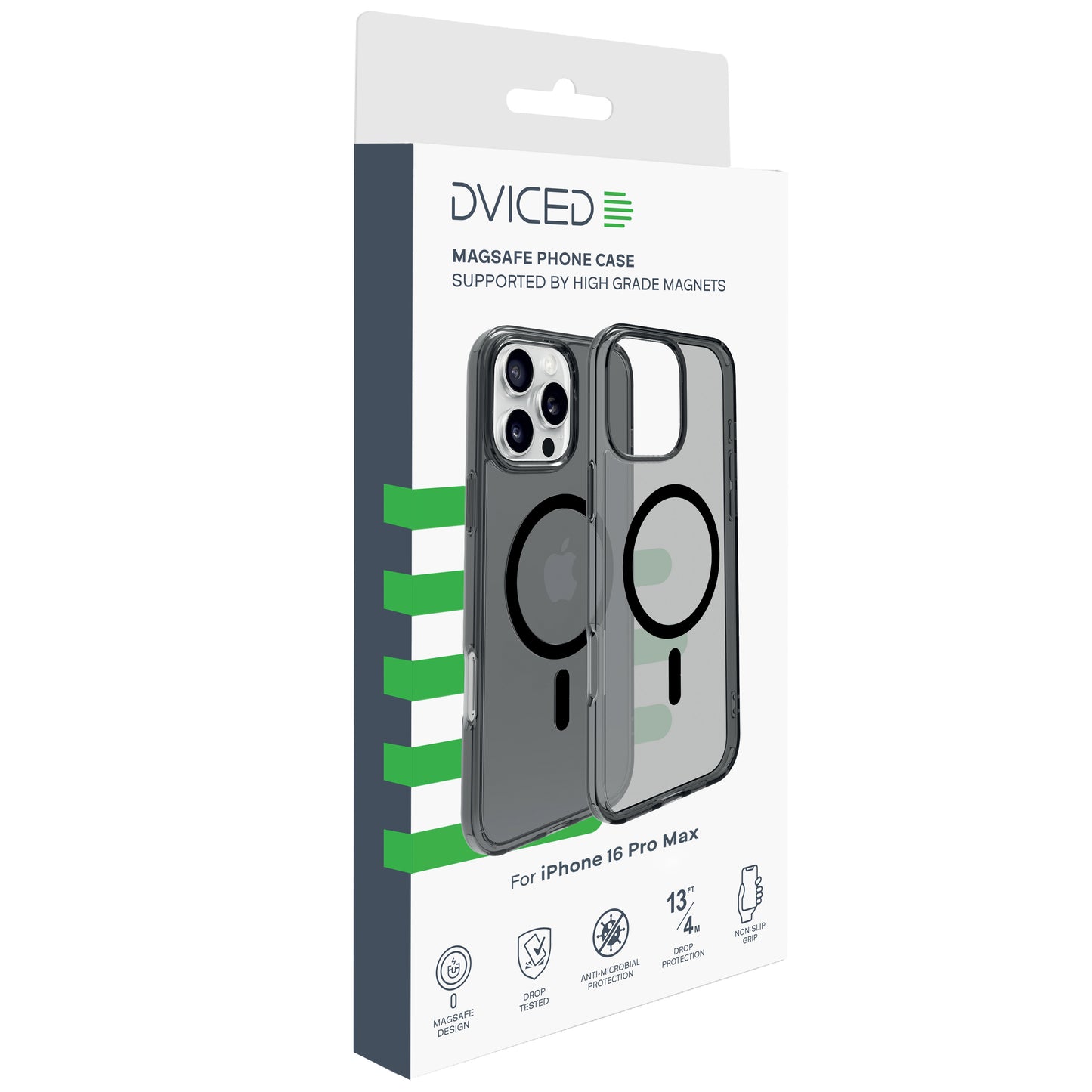 Dviced MagSafe iPhone 16 Pro Max zadimljena maska - Black