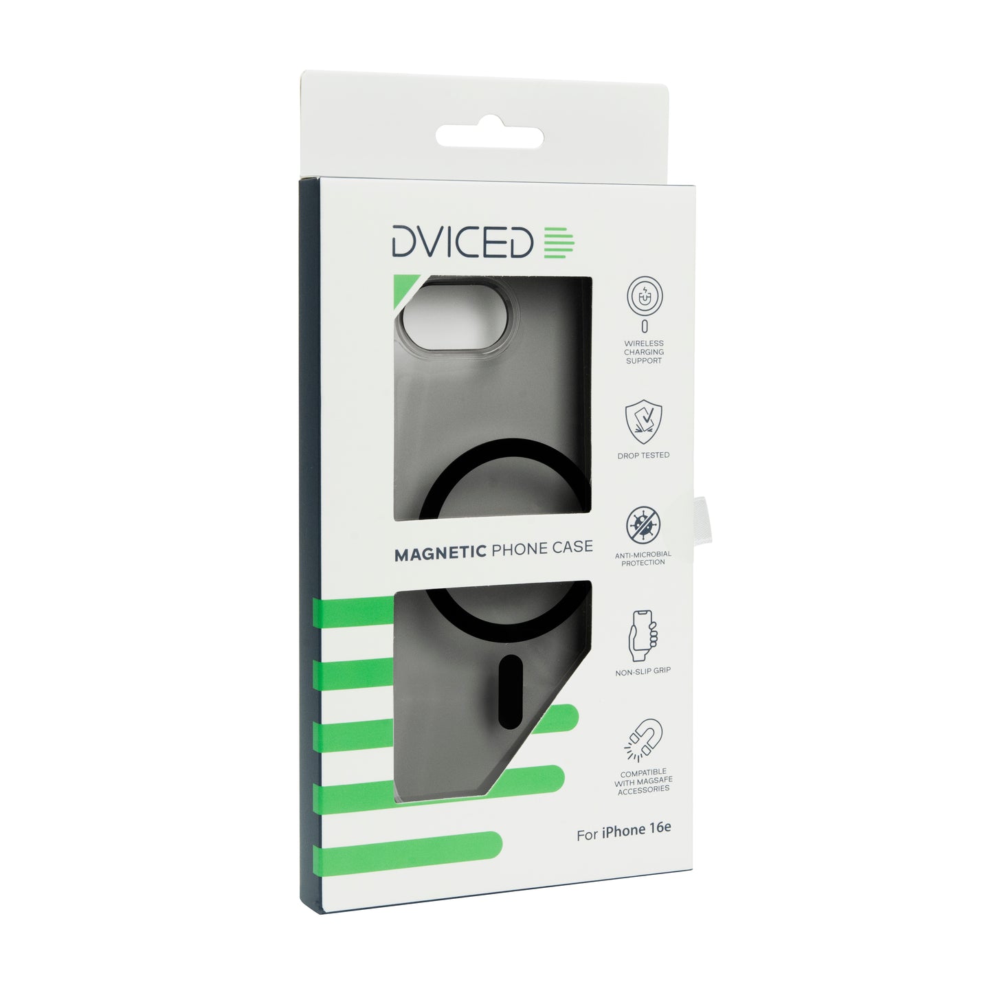 Dviced MagSafe iPhone 16e zadimljena maska - Black
