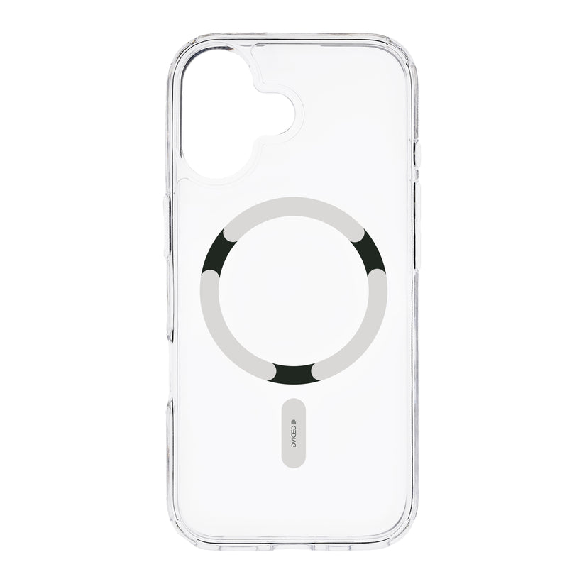 Dviced MagSafe iPhone 17 maska providna, bela - iSTYLE RS