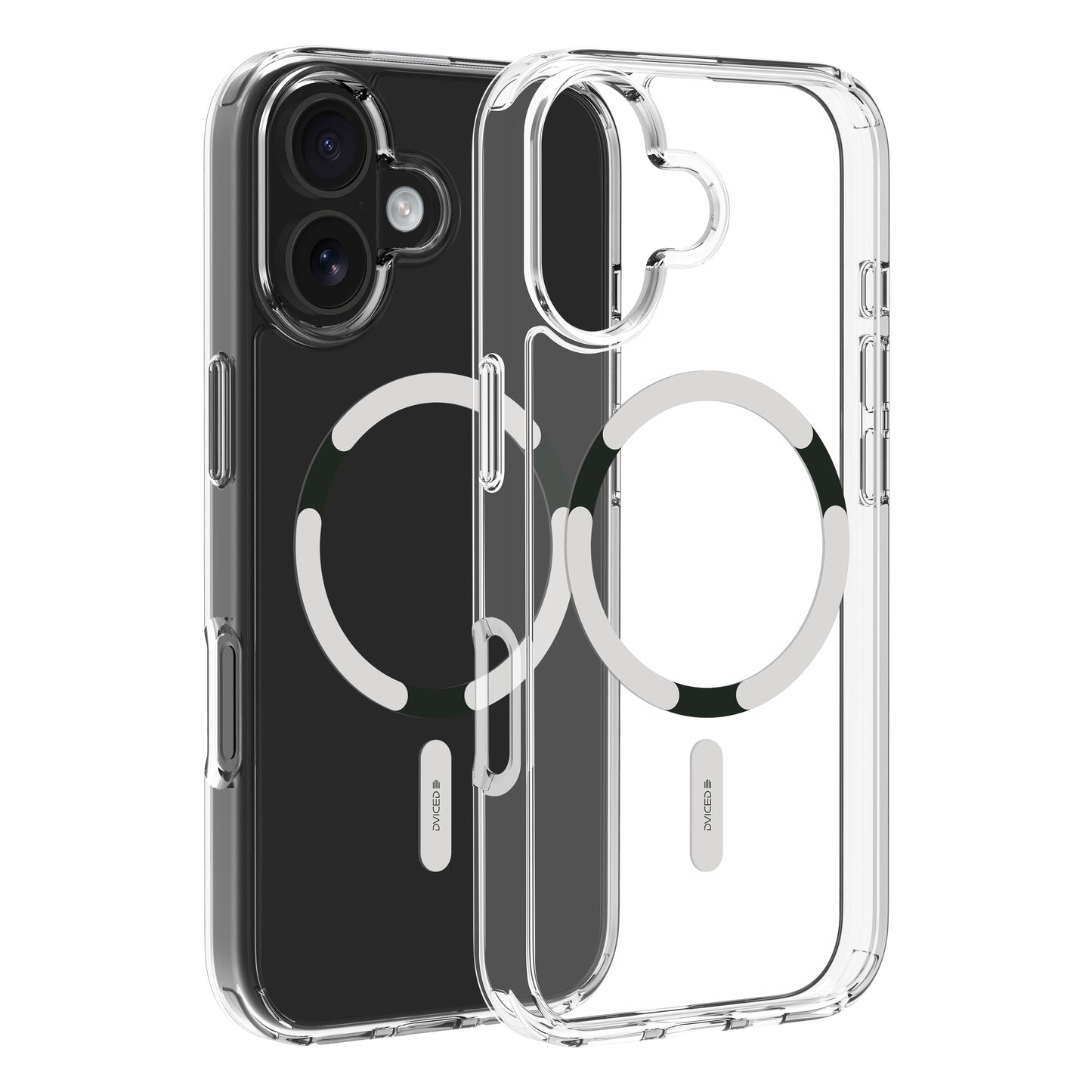Dviced MagSafe iPhone 17 maska providna, bela - iSTYLE RS