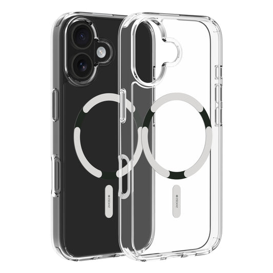 Dviced MagSafe iPhone 17 maska providna, bela - iSTYLE RS