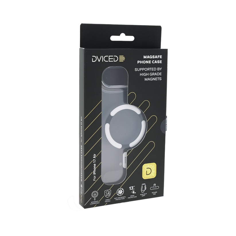 Dviced MagSafe iPhone 17 Air maska providna, bela - iSTYLE RS