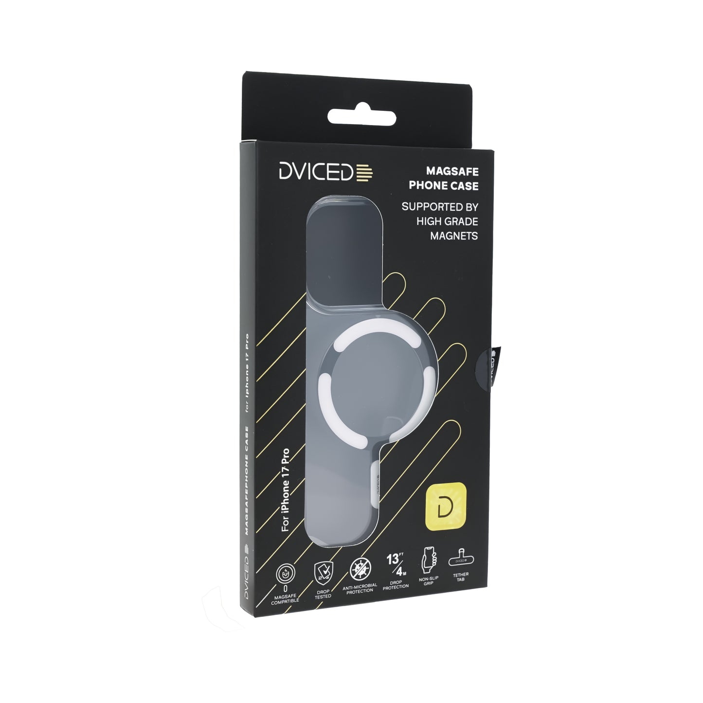 Dviced MagSafe iPhone 17 Pro maska providna, bela - iSTYLE RS
