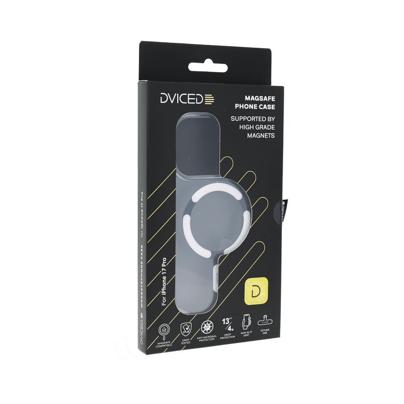 Dviced MagSafe iPhone 17 Pro maska providna, bela - iSTYLE RS