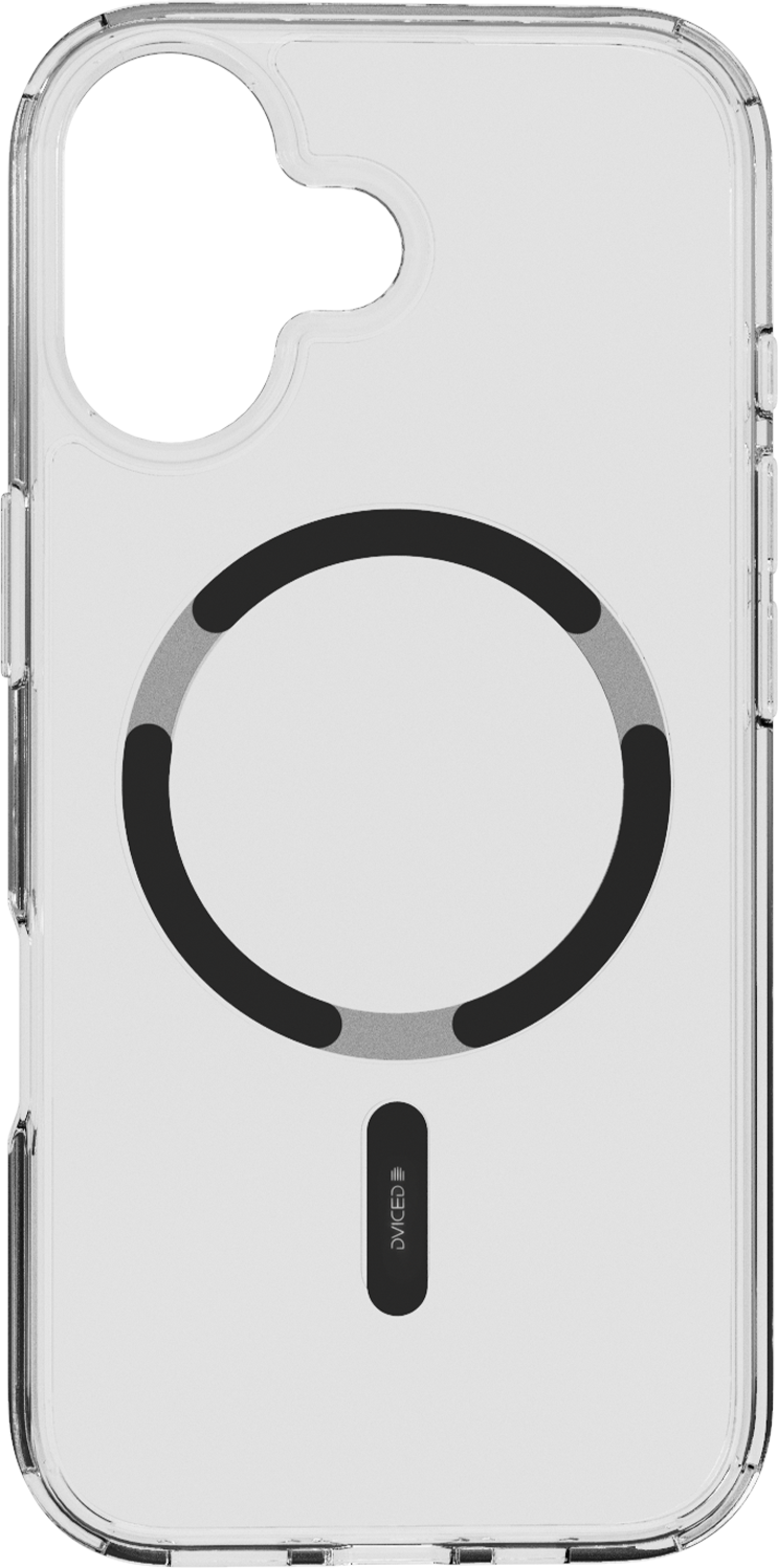 Dviced MagSafe iPhone 17 maska providna, crna - iSTYLE RS